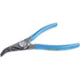 277GE - DIN 5254B CURVED PLIERS FOR LOOSE RETAINING EXTERNAL RINGS DIN 471-DIN 983 - Orig. Gedore - 8000 A