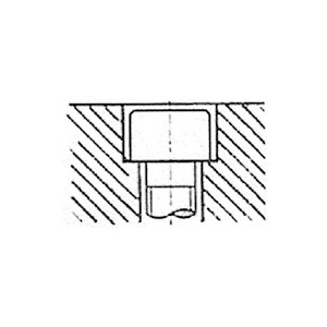 8922G - FRESE PER SEDI DI VITI PASSANTI A TESTA CILINDRICA - Orig. Dürr